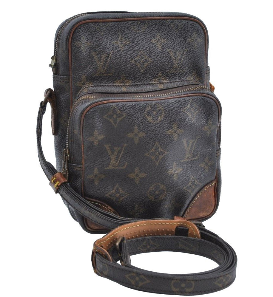 Authentic Louis Vuitton Monogram Amazone Shoulder Cross Bag M45236 Junk K4233