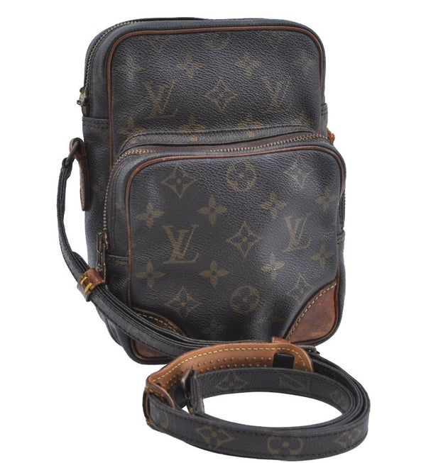 Authentic Louis Vuitton Monogram Amazone Shoulder Cross Bag M45236 Junk K4233