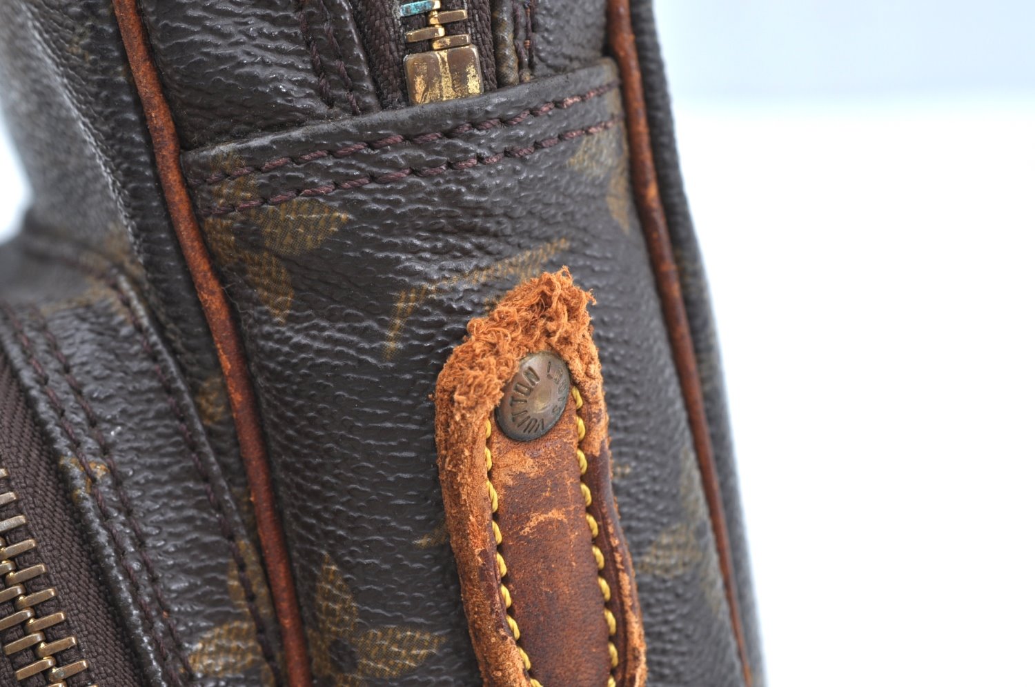 Authentic Louis Vuitton Monogram Amazone Shoulder Cross Bag M45236 Junk K4233