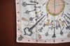 Authentic HERMES Carre 90 Scarf "Les Cles" Silk Pink K4235