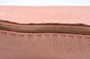 Authentic FENDI Selleria Shoulder Cross Body Bag Purse Leather Pink K4236