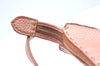 Authentic FENDI Selleria Shoulder Cross Body Bag Purse Leather Pink K4236