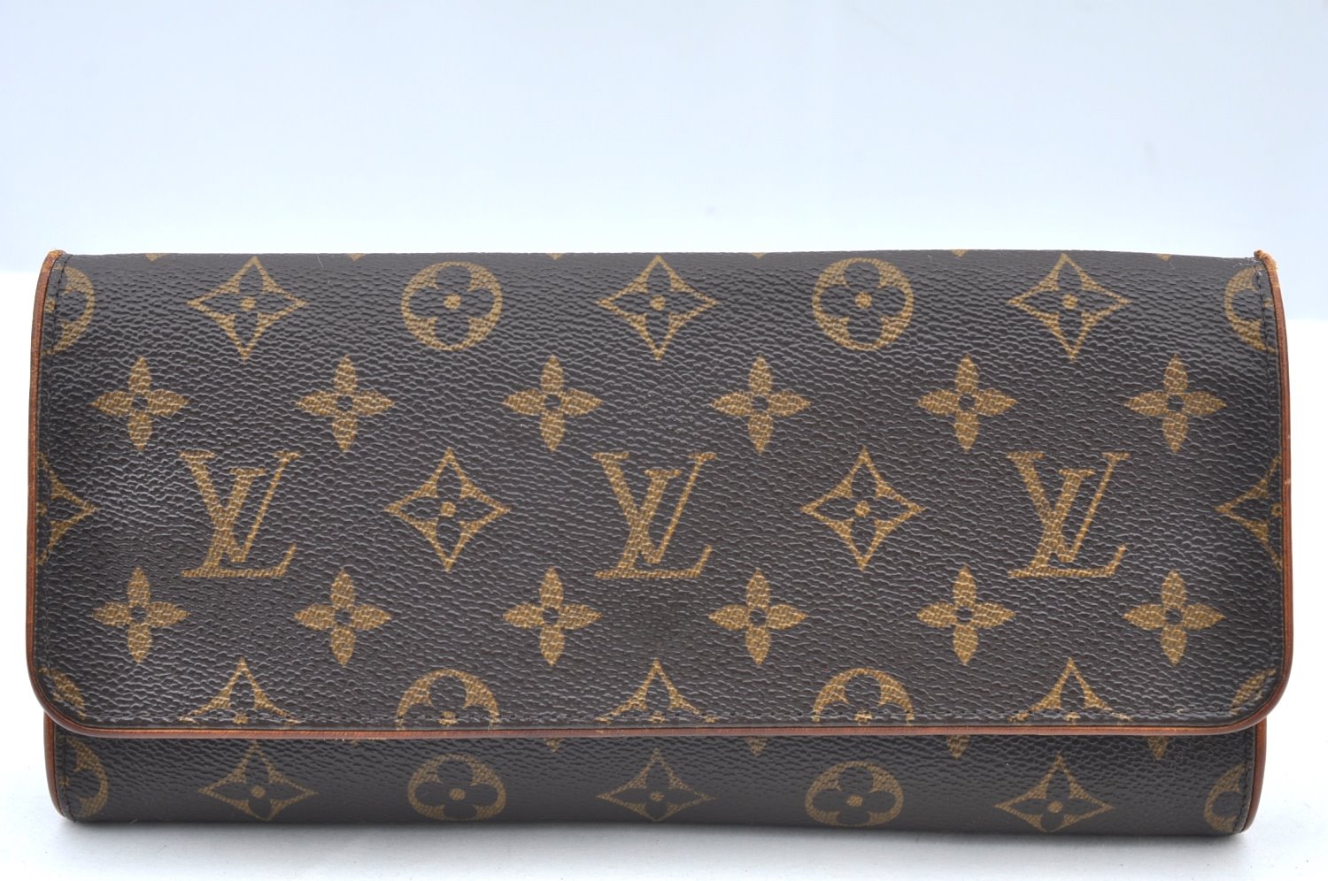 Auth Louis Vuitton Monogram Pochette Twin GM Shoulder Bag M51852 LV Junk K4238