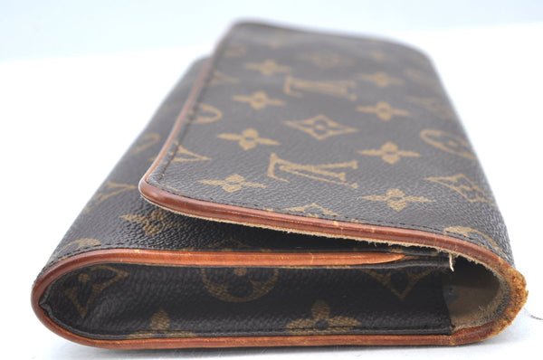 Auth Louis Vuitton Monogram Pochette Twin GM Shoulder Bag M51852 LV Junk K4238