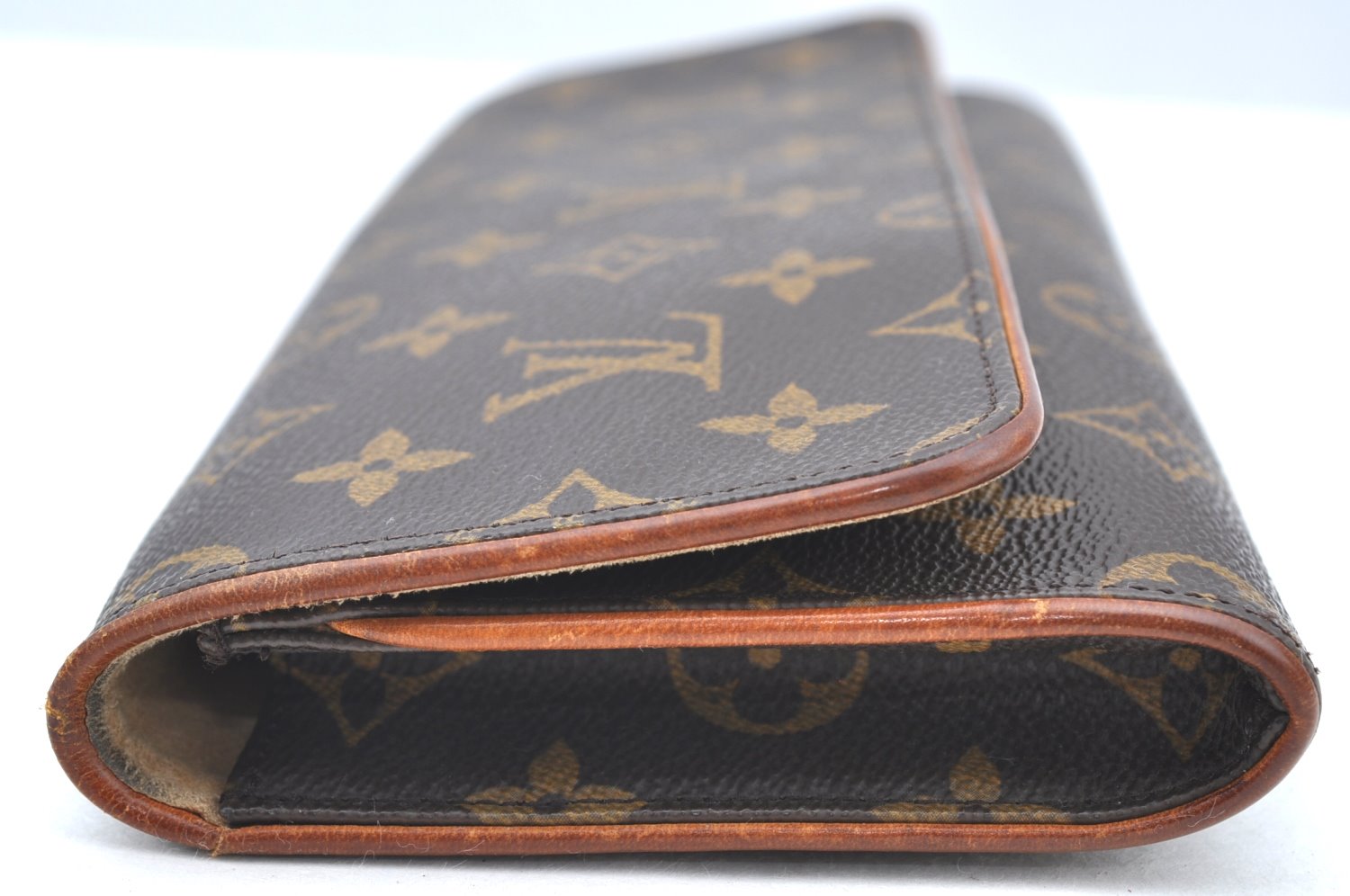 Auth Louis Vuitton Monogram Pochette Twin GM Shoulder Bag M51852 LV Junk K4238