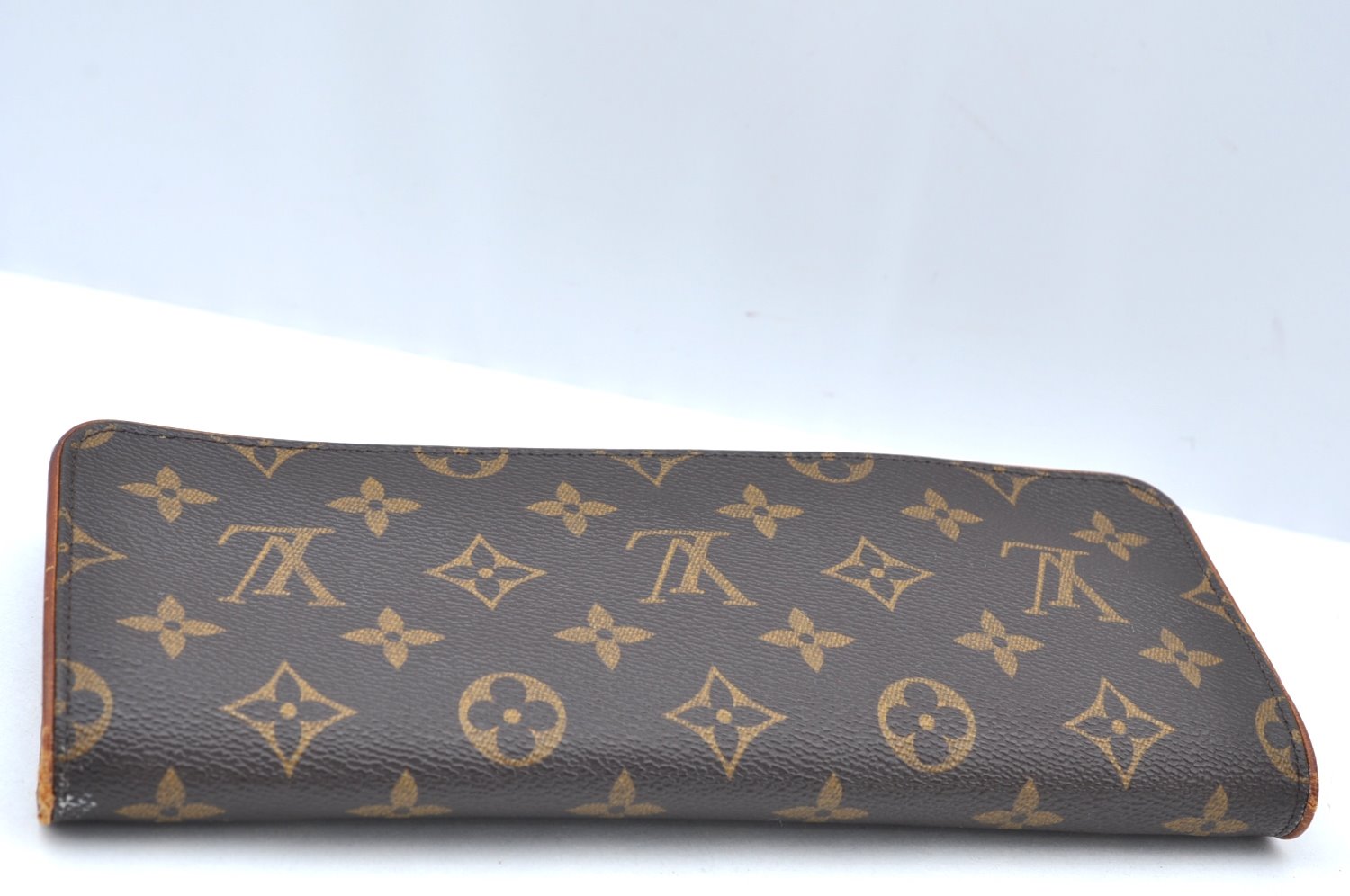 Auth Louis Vuitton Monogram Pochette Twin GM Shoulder Bag M51852 LV Junk K4238