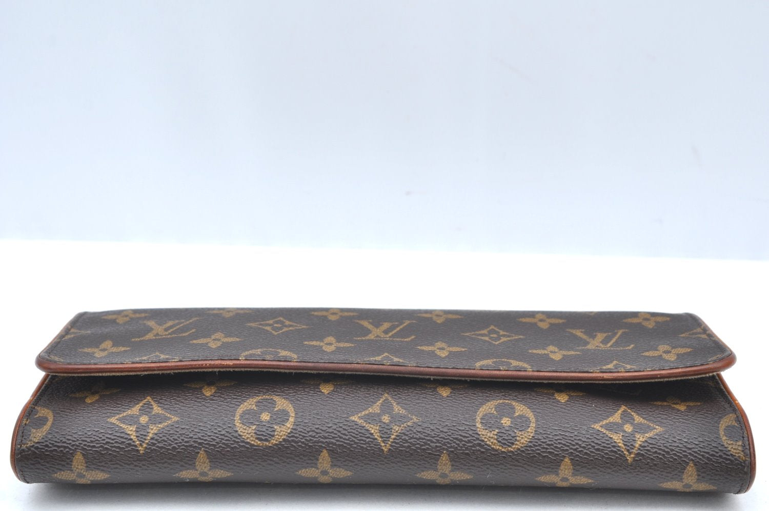 Auth Louis Vuitton Monogram Pochette Twin GM Shoulder Bag M51852 LV Junk K4238