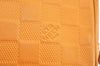 Auth Louis Vuitton Damier Infini Trousse Toilette Clutch Bag N23340 Yellow K4243