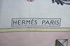 Authentic HERMES Carre 90 Scarf "LES CLES " Silk Pink K4252