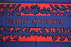 Authentic HERMES Carre 90 Scarf "EARLY AMERICA" Silk Navy K4254