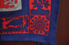 Authentic HERMES Carre 90 Scarf "EARLY AMERICA" Silk Navy K4254