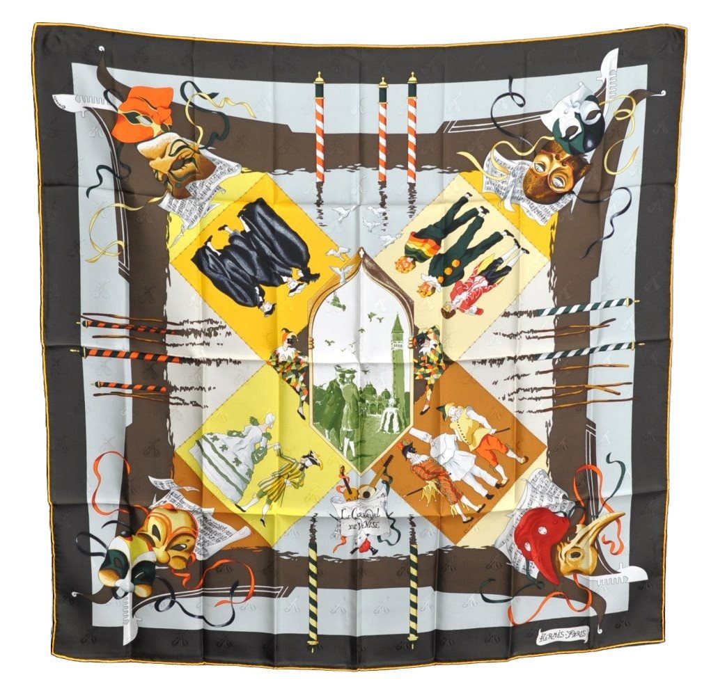 Authentic HERMES Carre 90 Scarf 