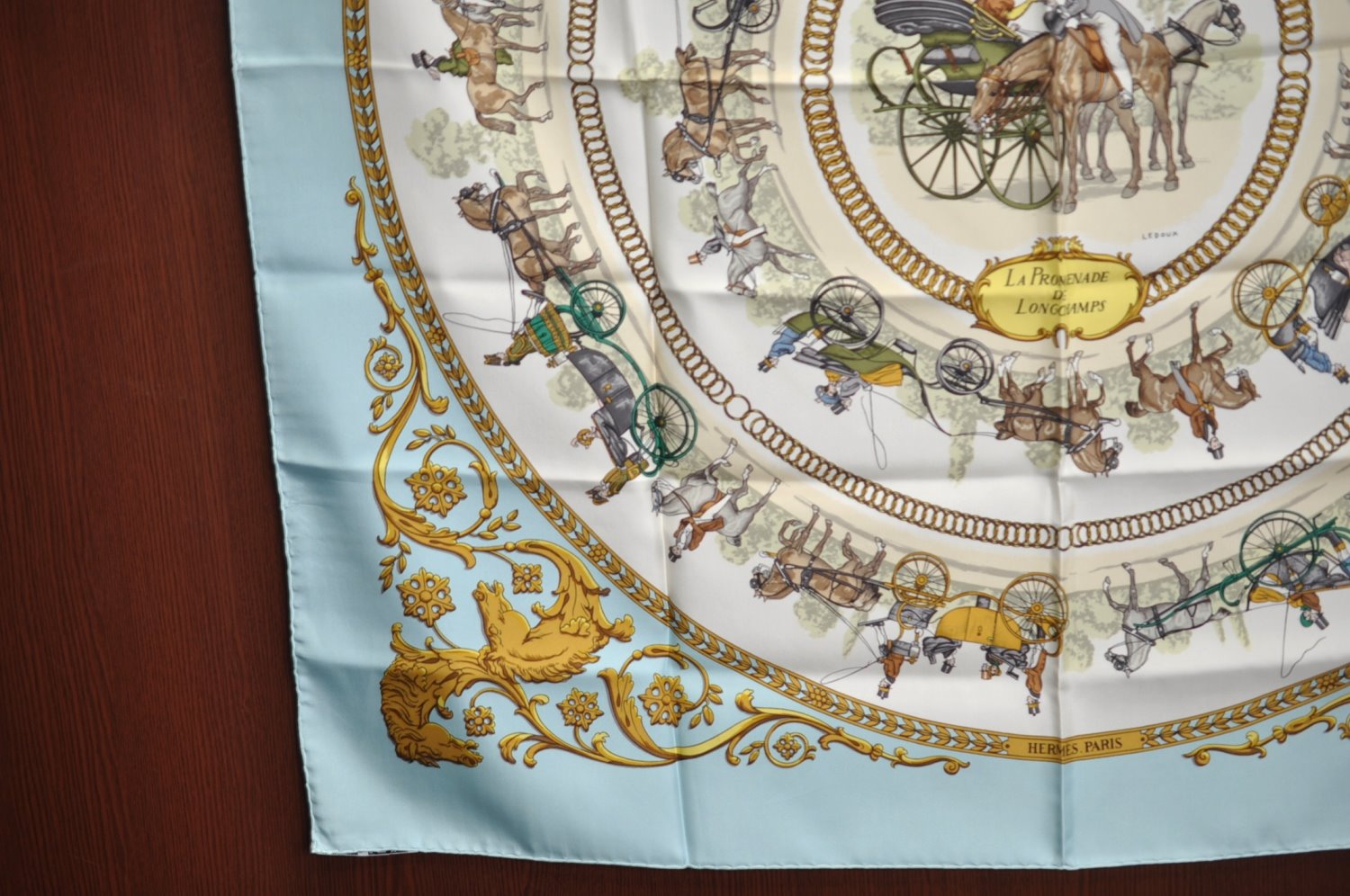 Authentic HERMES Carre 90 Scarf 