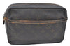 Authentic Louis Vuitton Monogram Compiegne 23 Clutch Hand Bag M51847 Junk K4266