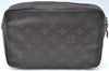 Authentic Louis Vuitton Monogram Compiegne 23 Clutch Hand Bag M51847 Junk K4266