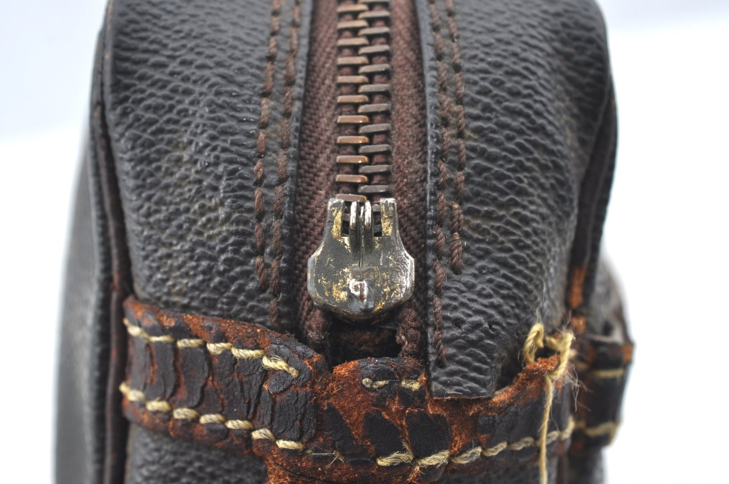 Authentic Louis Vuitton Monogram Compiegne 23 Clutch Hand Bag M51847 Junk K4266