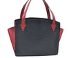 Auth Louis Vuitton Epi Varenne Hand Bag Bi-color Black x Red M52387 LV K4268