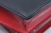 Auth Louis Vuitton Epi Varenne Hand Bag Bi-color Black x Red M52387 LV K4268