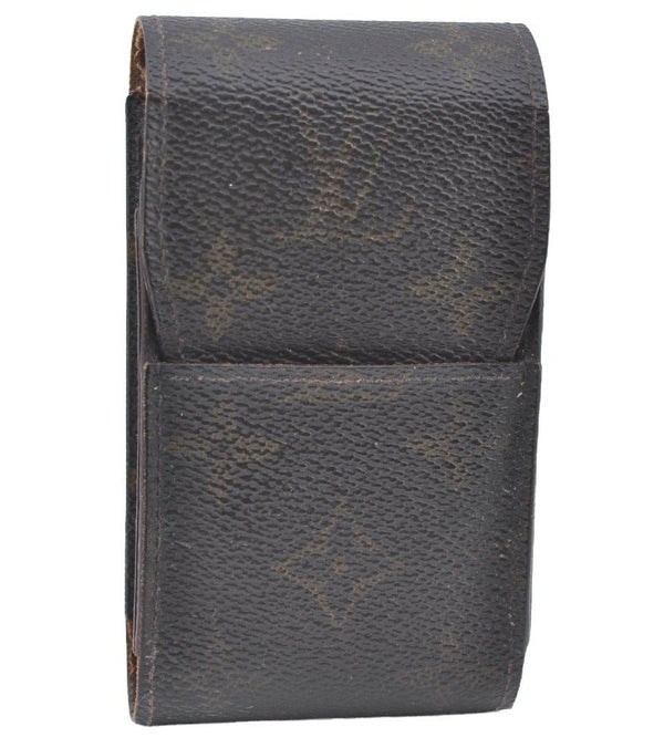 Authentic Louis Vuitton Monogram Etui Cigarette Case M63024 LV K4271