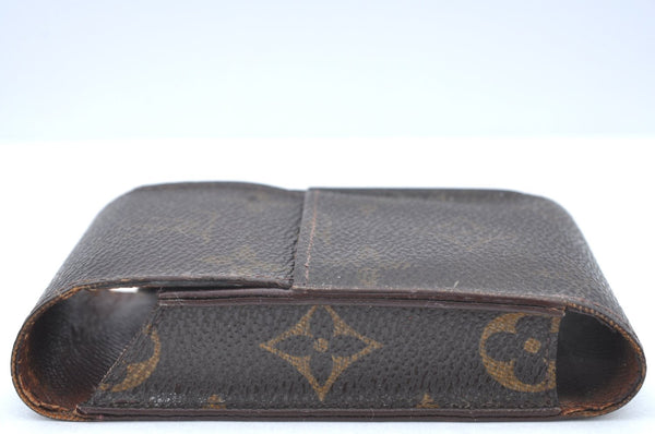 Authentic Louis Vuitton Monogram Etui Cigarette Case M63024 LV K4271