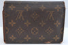 Authentic Louis Vuitton Monogram Porte Tresor Etui Papier Wallet M61202 LV K4275