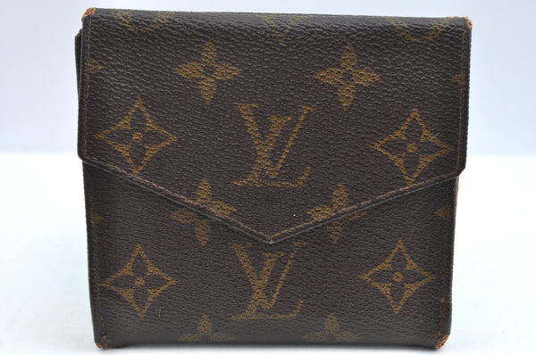 Authentic Louis Vuitton Monogram Porte Monnaie Billets Wallet M61660 Junk K4276