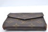 Authentic Louis Vuitton Monogram Porte Monnaie Billets Wallet M61660 Junk K4276