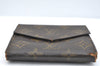 Authentic Louis Vuitton Monogram Porte Monnaie Billets Wallet M61660 Junk K4278