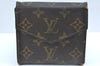 Authentic Louis Vuitton Monogram Porte Monnaie Billets Wallet M61660 LV K4280