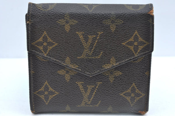 Authentic Louis Vuitton Monogram Porte Monnaie Billets Wallet M61660 LV K4280