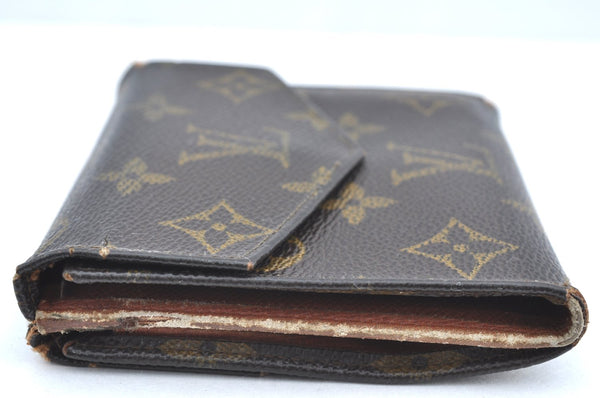 Authentic Louis Vuitton Monogram Porte Monnaie Billets Wallet M61660 LV K4280