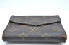 Authentic Louis Vuitton Monogram Porte Monnaie Billets Wallet M61660 LV K4280