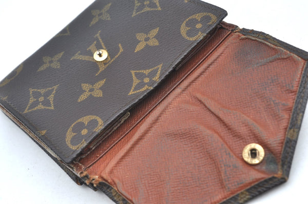 Authentic Louis Vuitton Monogram Porte Monnaie Billets Wallet M61660 LV K4280