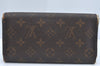 Authentic Louis Vuitton Monogram Porte Tresor International M61215 Wallet K4281