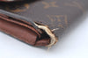 Authentic Louis Vuitton Monogram Porte Tresor International M61215 Wallet K4281