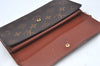 Authentic Louis Vuitton Monogram Porte Tresor International M61215 Wallet K4281