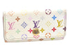 Louis Vuitton Monogram Multicolor Multicles 4 Key Case M93731 White Pink K4285