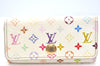 Louis Vuitton Monogram Multicolor Multicles 4 Key Case M93731 White Pink K4285