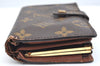 Auth Louis Vuitton Monogram Porte Monnaie Billets Viennois M61663 Wallet K4287