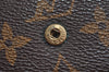 Authentic Louis Vuitton Monogram M61652 Porte Monnaie Billet Carte Credit K4290