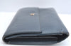 Louis Vuitton Monogram Mat Porte Tresor International Wallet M65105 Navy K4293