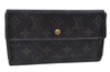 Authentic Louis Vuitton Monogram Porte Tresor International M61215 Wallet K4295