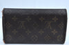 Authentic Louis Vuitton Monogram Porte Tresor International M61215 Wallet K4295