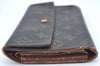 Authentic Louis Vuitton Monogram Porte Tresor International M61215 Wallet K4295