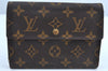 Authentic Louis Vuitton Monogram Porte Tresor Etui Papier Wallet M61202 LV K4297