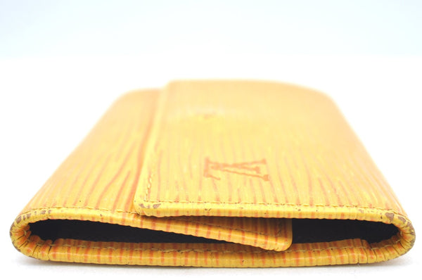 Authentic Louis Vuitton Epi Multicles 6 Key Case Yellow M63819 LV K4299