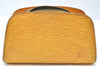 Authentic Louis Vuitton Epi Dauphine Cosmetic Pouch Yellow M48449 LV K4300