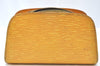 Authentic Louis Vuitton Epi Dauphine Cosmetic Pouch Yellow M48449 LV K4300