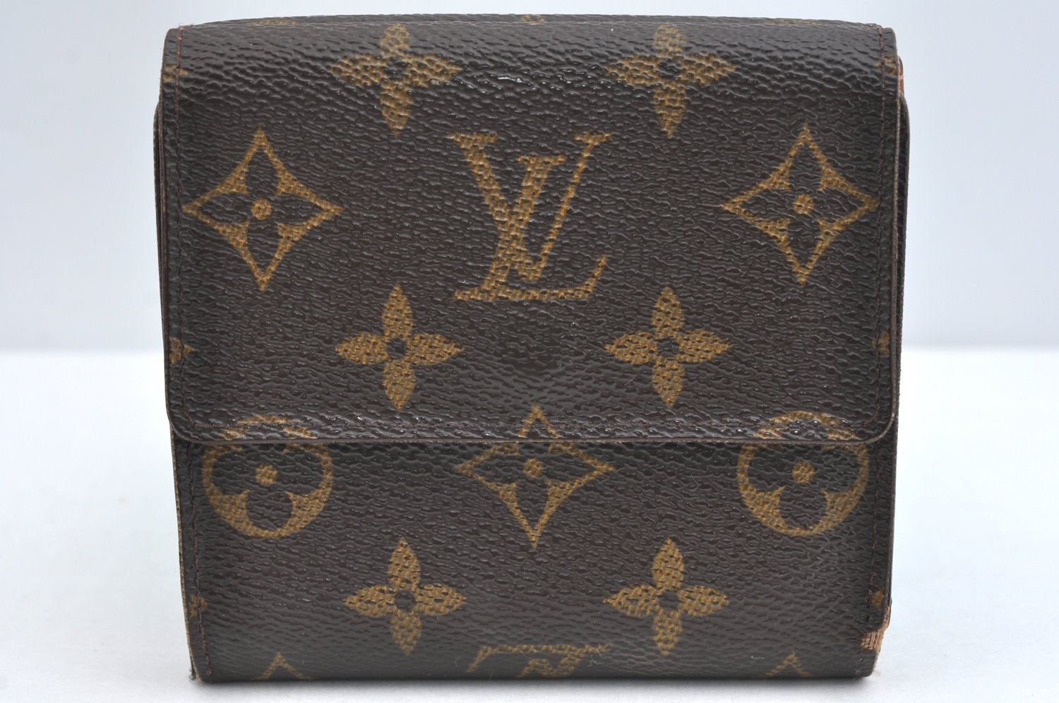 Authentic Louis Vuitton Monogram M61652 Porte Monnaie Billet Carte Credit K4301