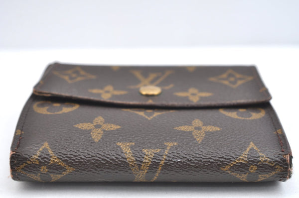 Authentic Louis Vuitton Monogram M61652 Porte Monnaie Billet Carte Credit K4301